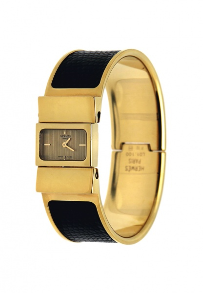 Hermès Bracelet Watch on a Reptile Strap