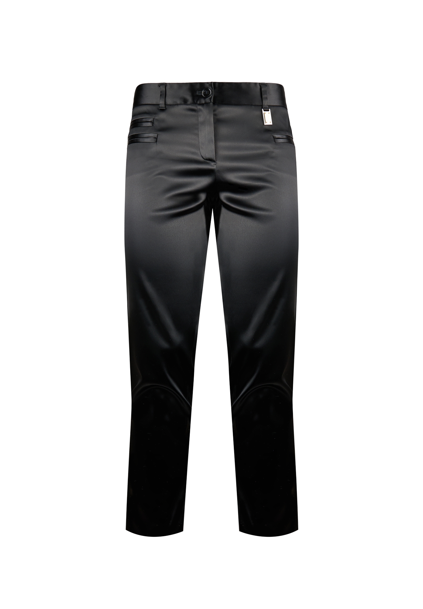 Dolce&Gabbana Black Satin Trousers