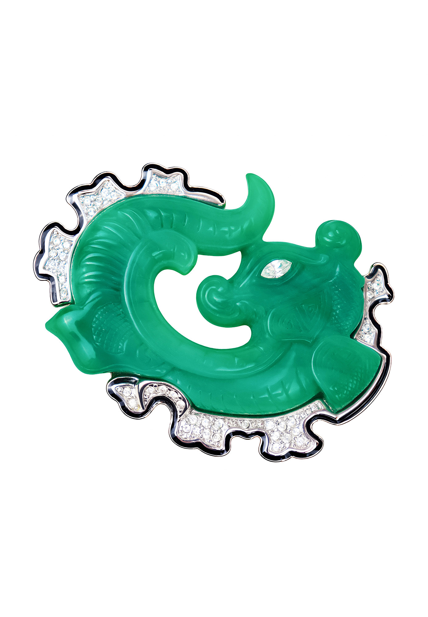 Kenneth Jay Lane Dragon Brooch