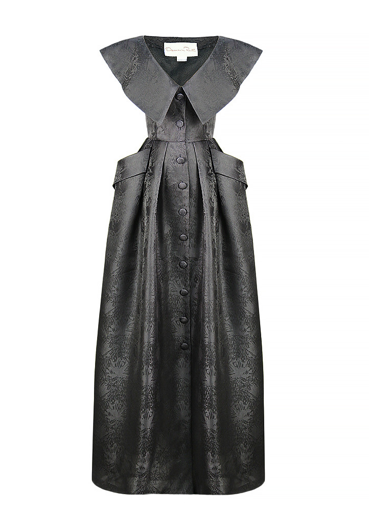 Jupe Longue Oscar De La Renta - Jaune Citron Jacquard Floral - Tailles 0, 2, 4 - Neuf Avec Étiquettes - Modèle Embellie