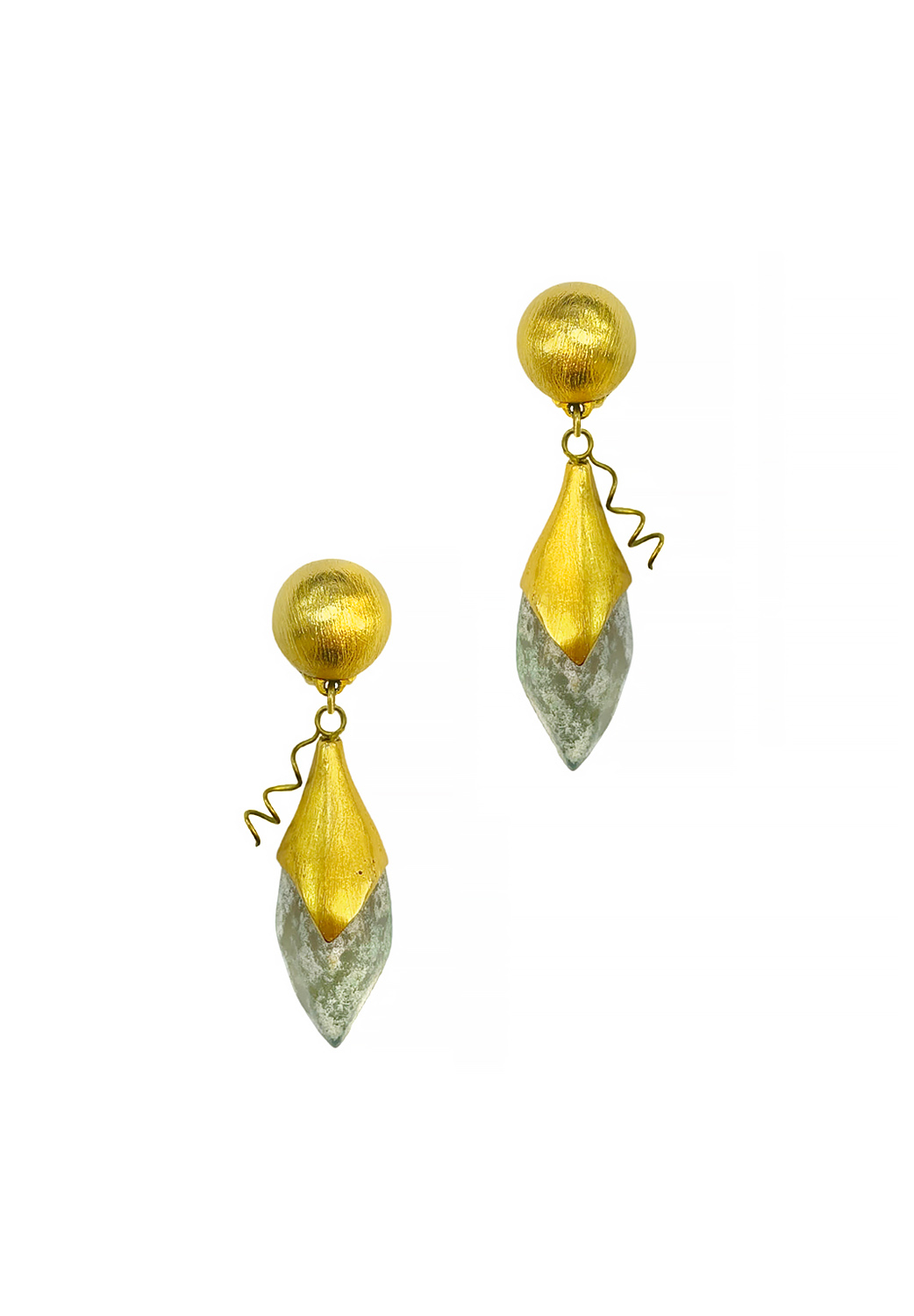 Abstract Pendants Clip-On Earrings