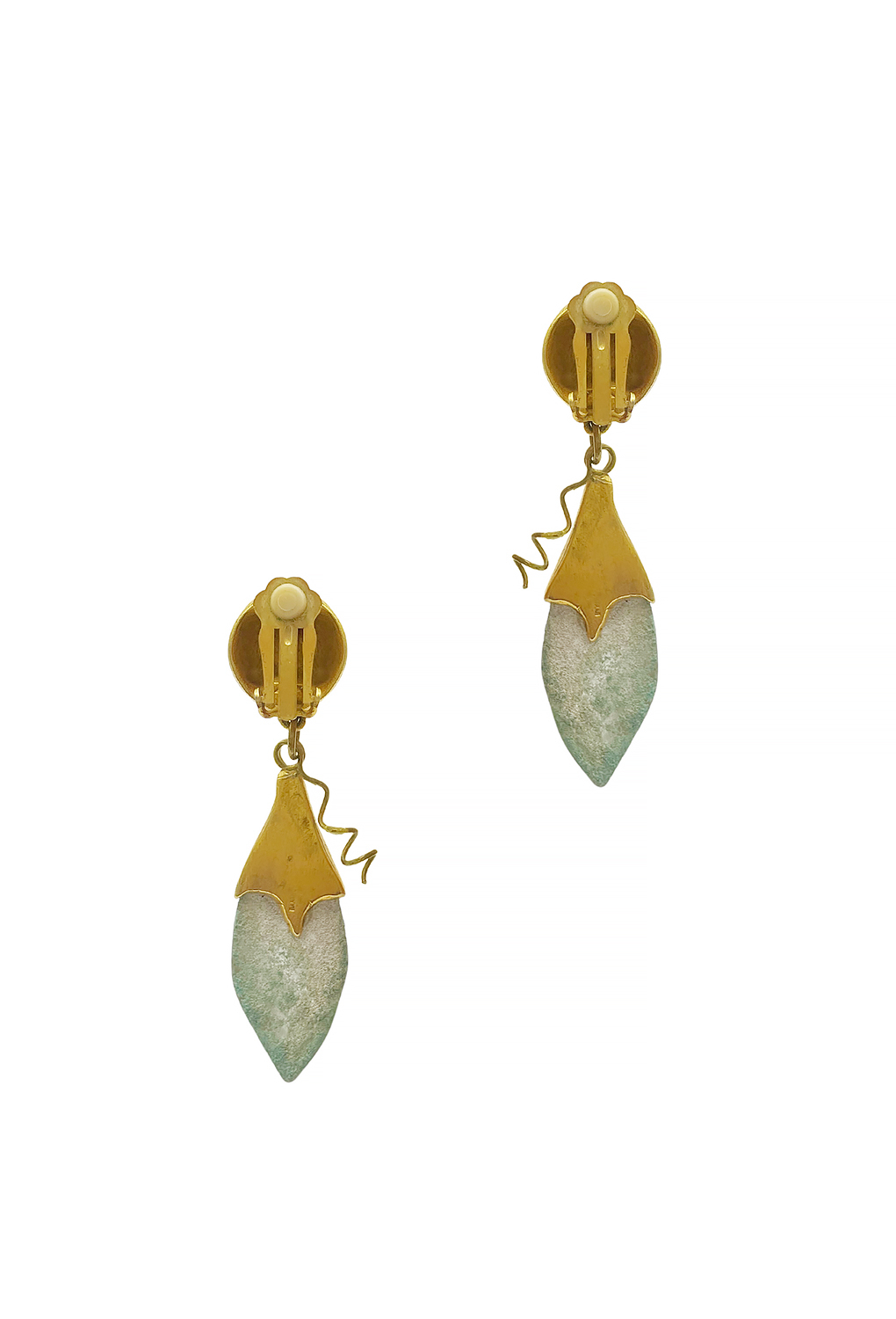 Abstract Pendants Clip-On Earrings