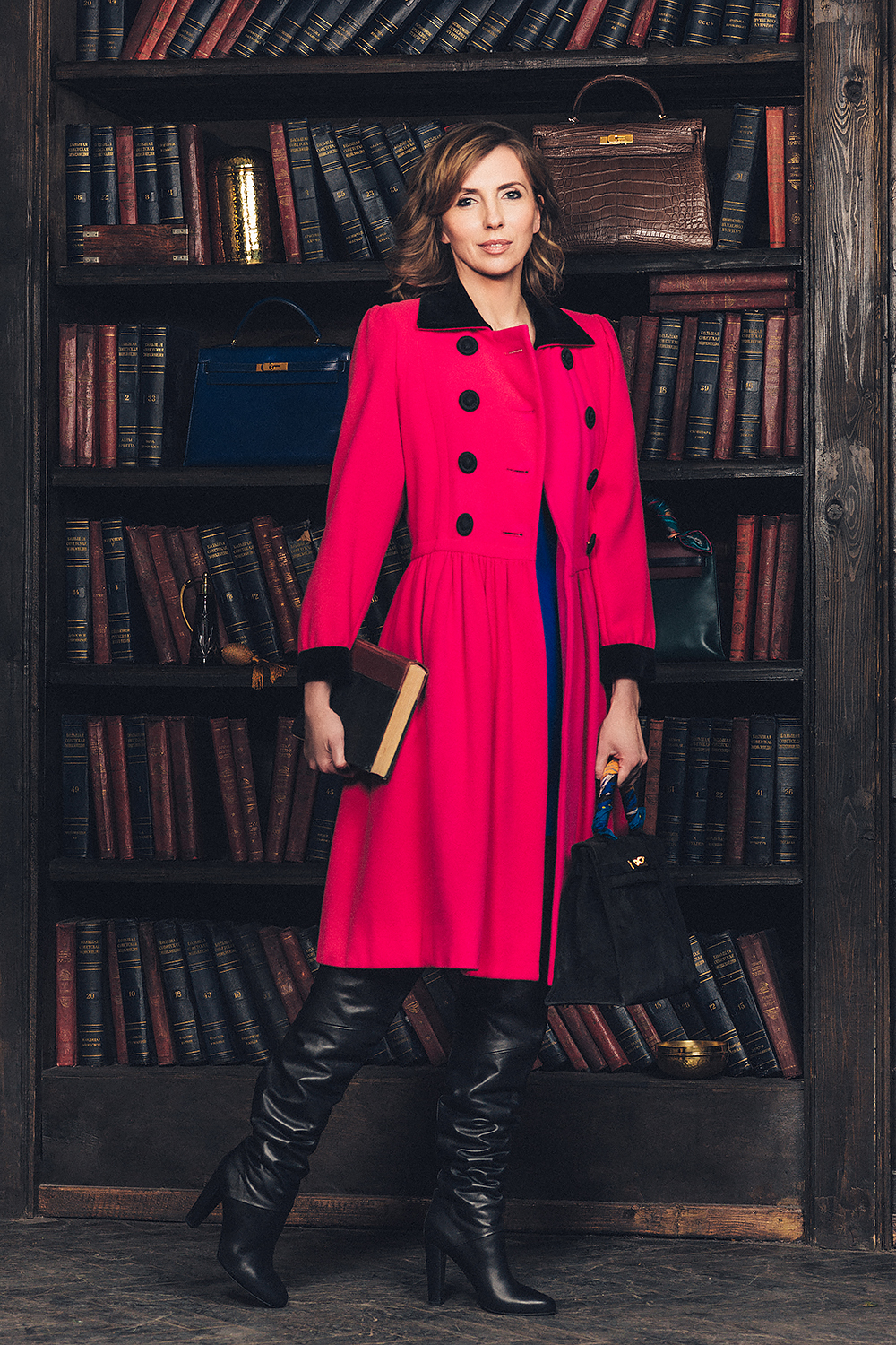 Yves Saint Laurent Double Breasted Coat