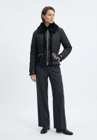 Roberto Cavalli Black Fur Jacket