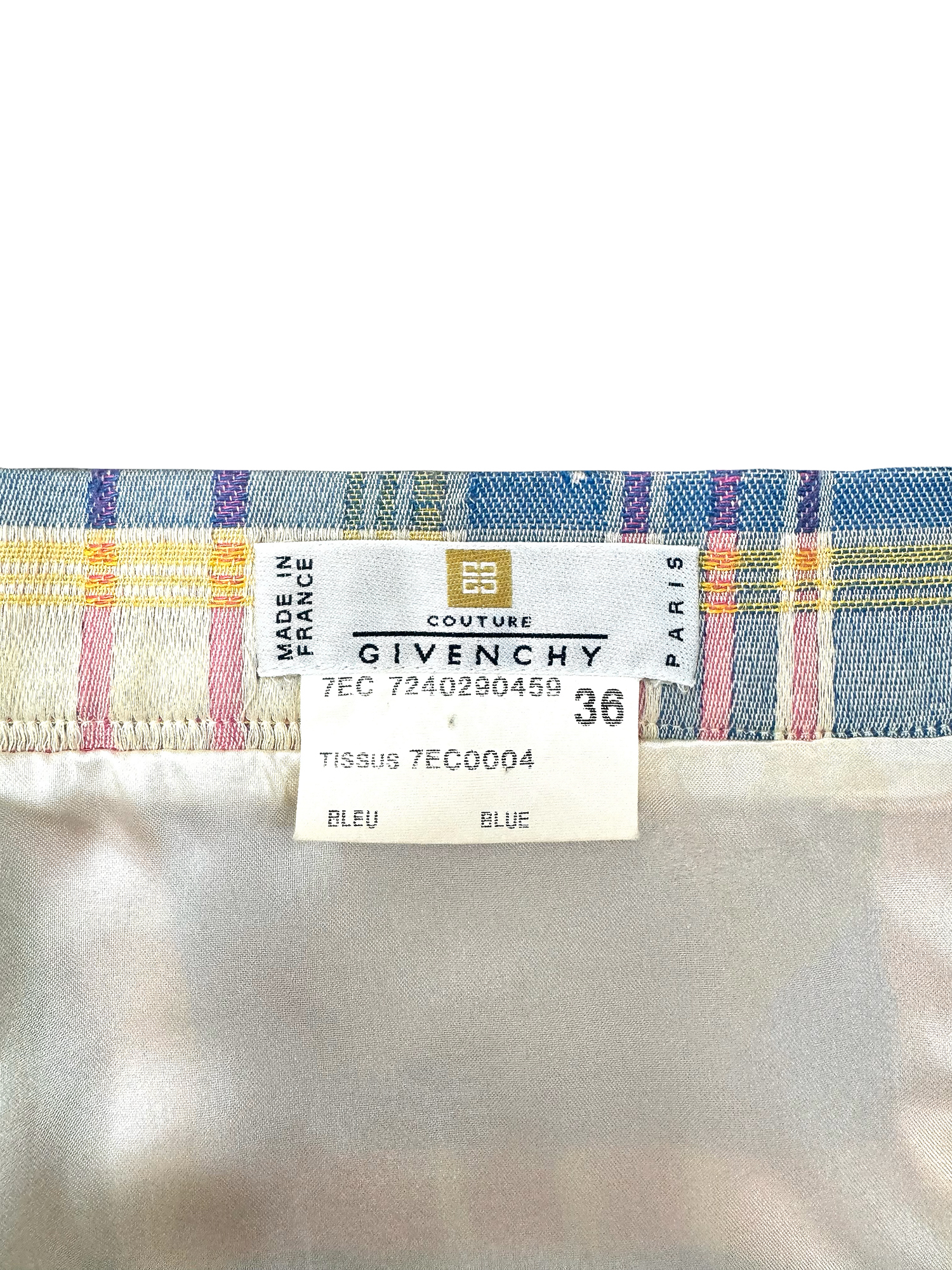 Givenchy Couture Multicolored Skirt