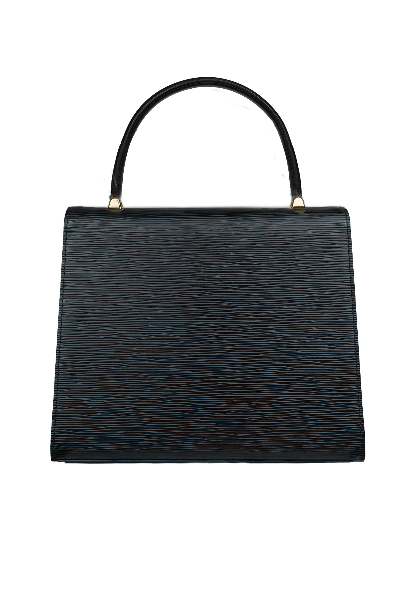 Louis Vuitton Black Leather Bag
