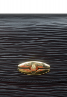 Louis Vuitton Black Leather Bag