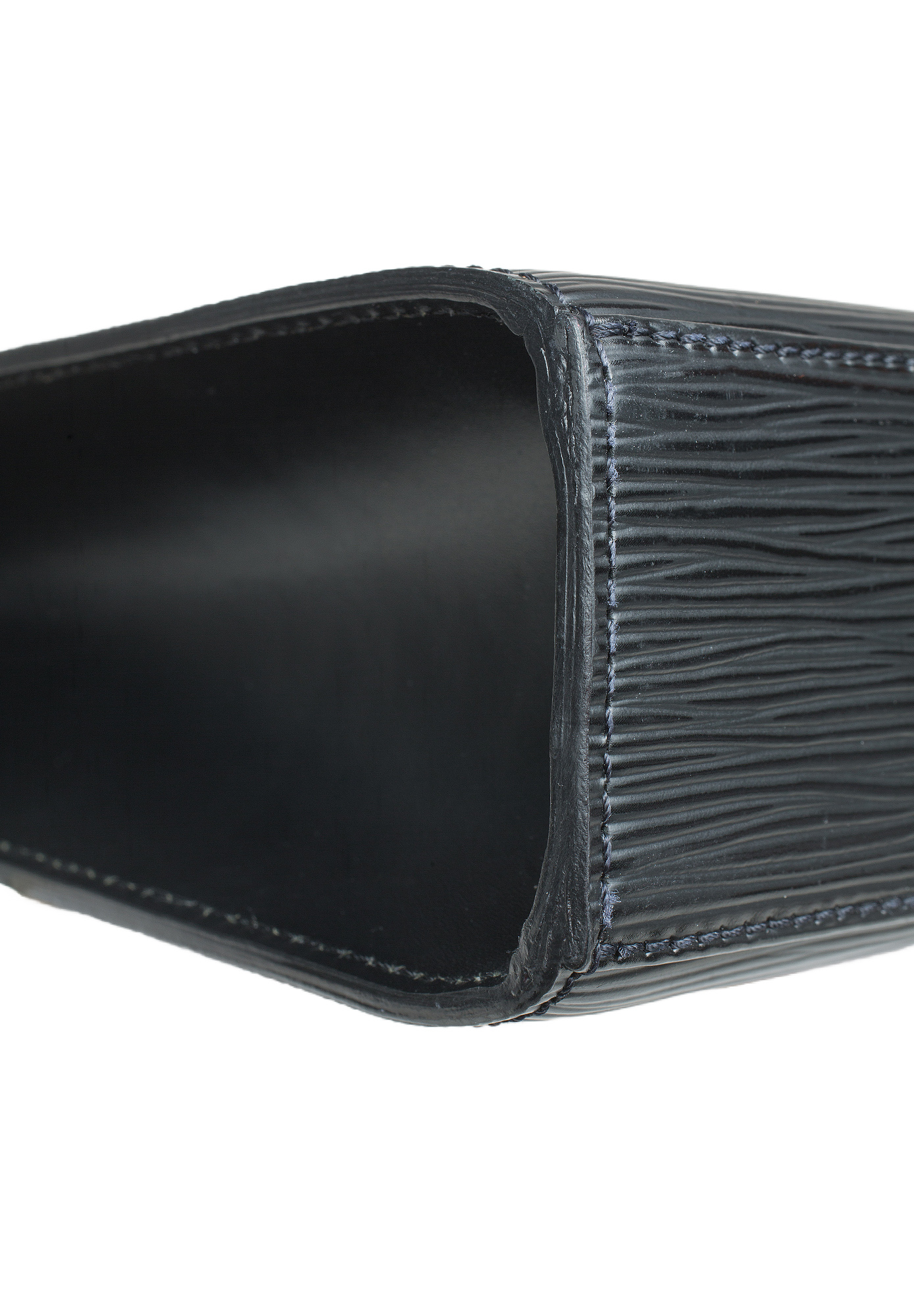 Louis Vuitton Black Leather Bag