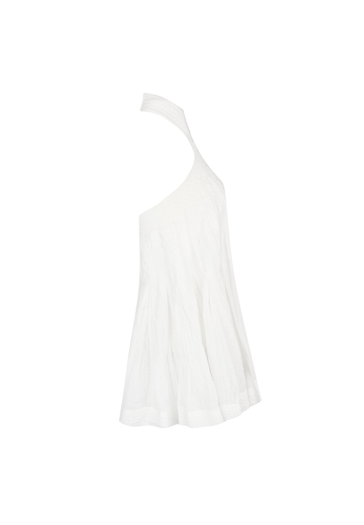 Chanel White Pleated Top
