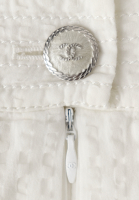 Chanel White Pleated Top