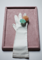 Christian Dior White Gloves