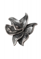 Silver Flower Brooch