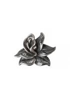 Silver Flower Brooch