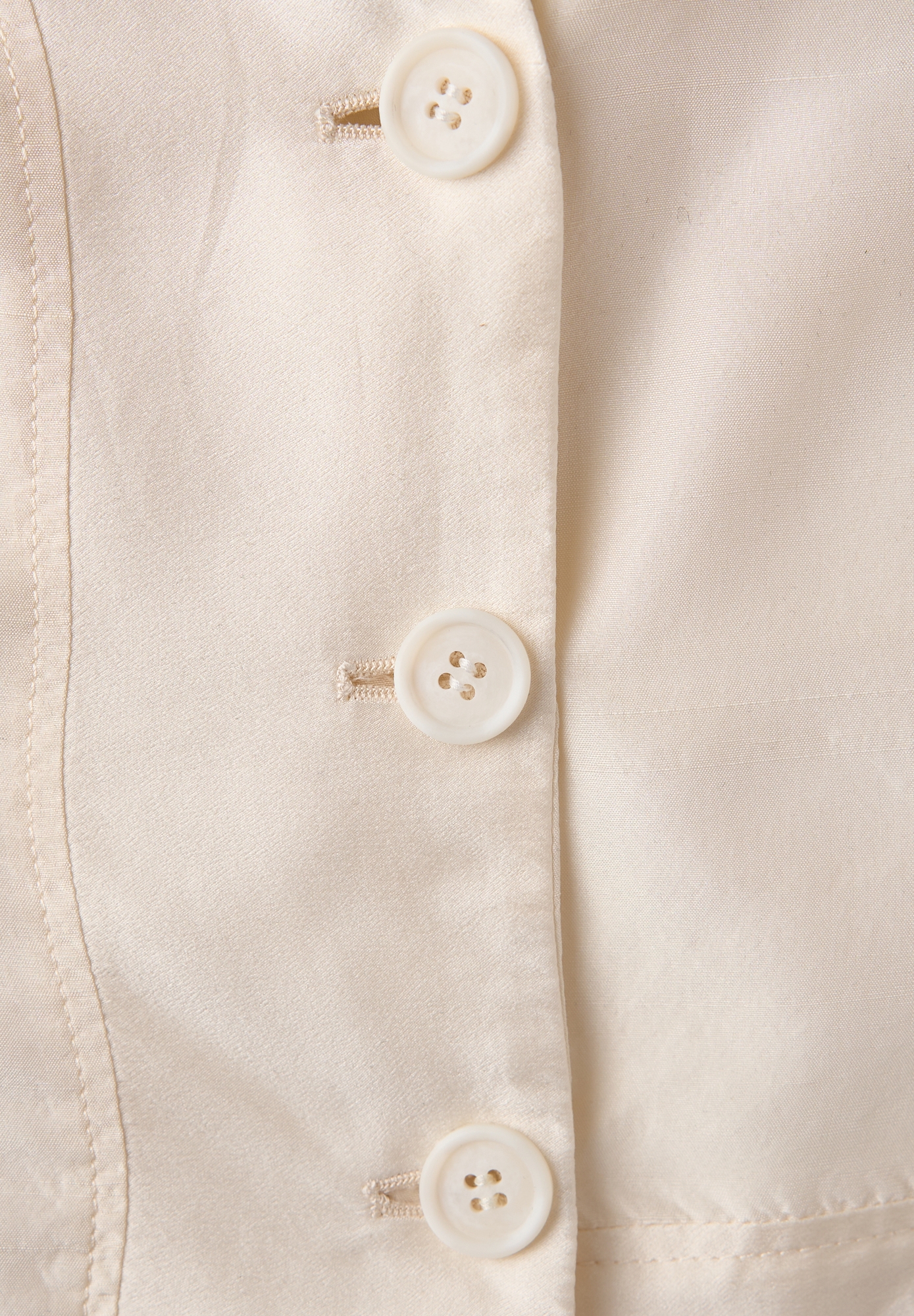 Prada White Silk Jacket With Open Back