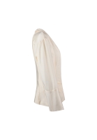 Prada White Silk Jacket With Open Back
