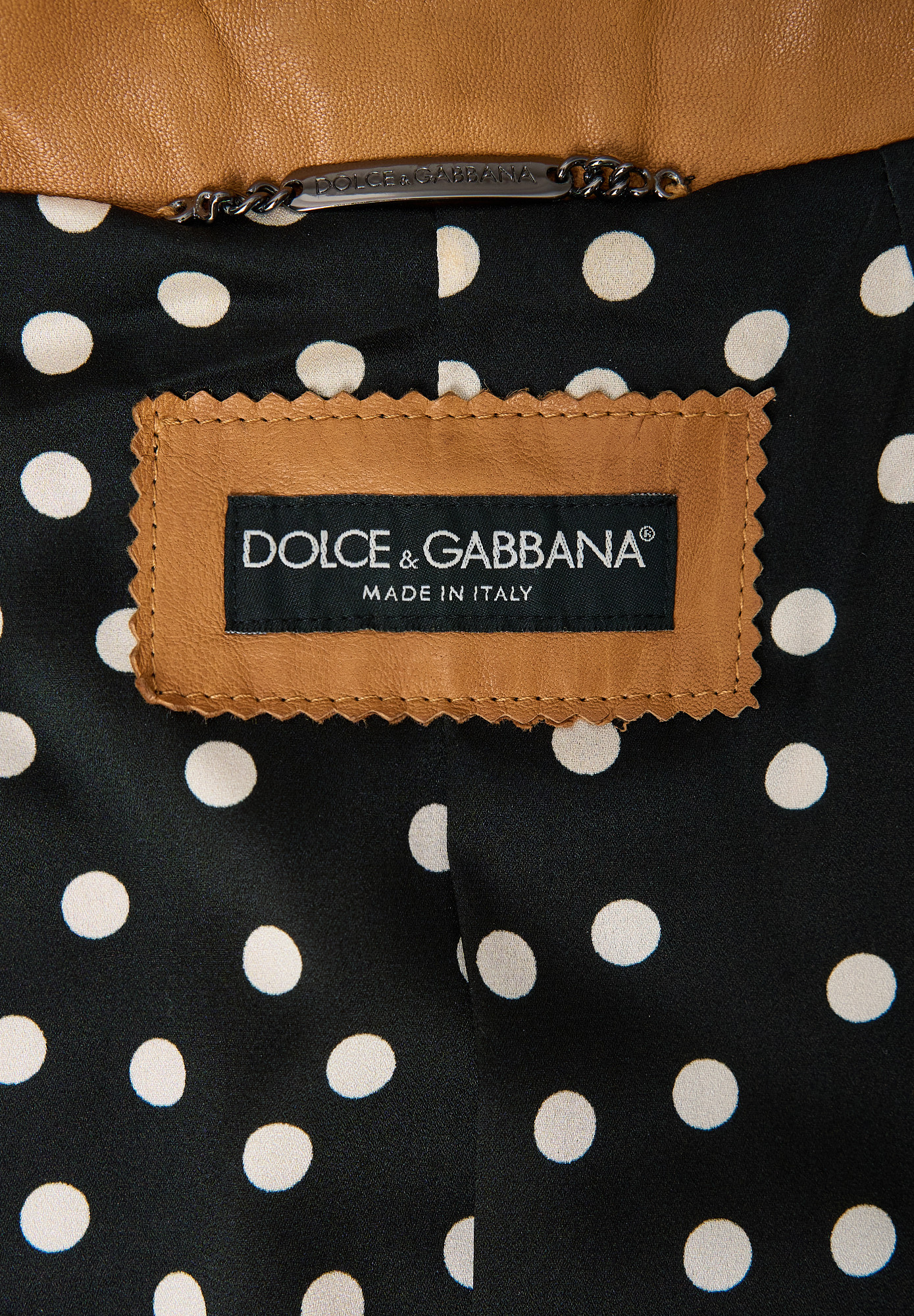 Dolce & Gabbana Leather Jacket