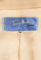 Thierry Mugler Beige Jacket With Belt