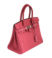 Hermès Birkin 30 Fuchsia Pink Ostrich Bag