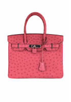 Hermès Birkin 30 Fuchsia Pink Ostrich Bag