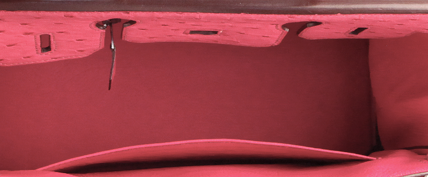 Hermès Birkin 30 Fuchsia Pink Ostrich Bag