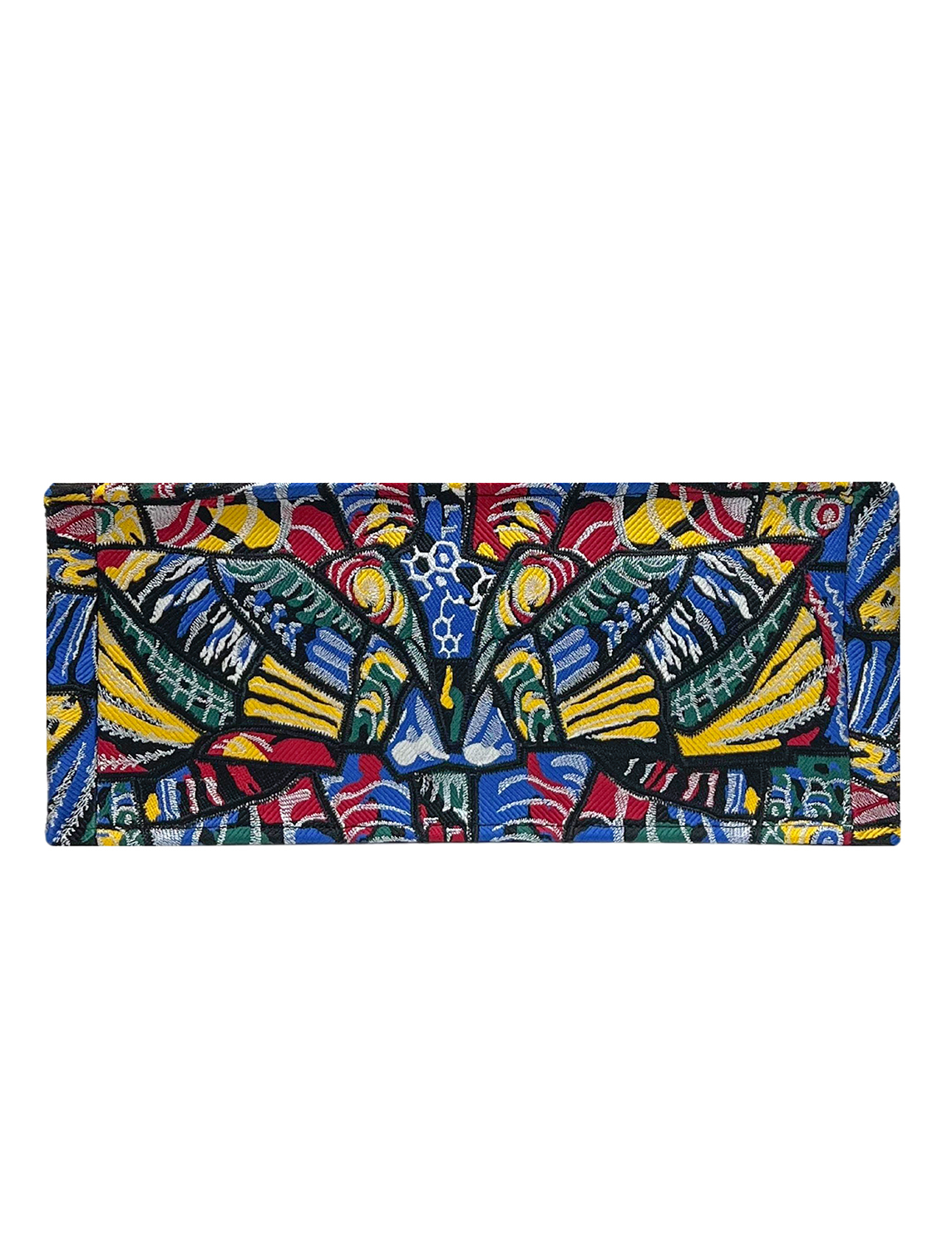 Christian Dior Book Tote Multicolor Butterfly Embroidery Bag