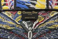 Christian Dior Book Tote Multicolor Butterfly Embroidery Bag