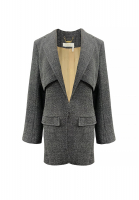 Chloé Gray Short Overcoat