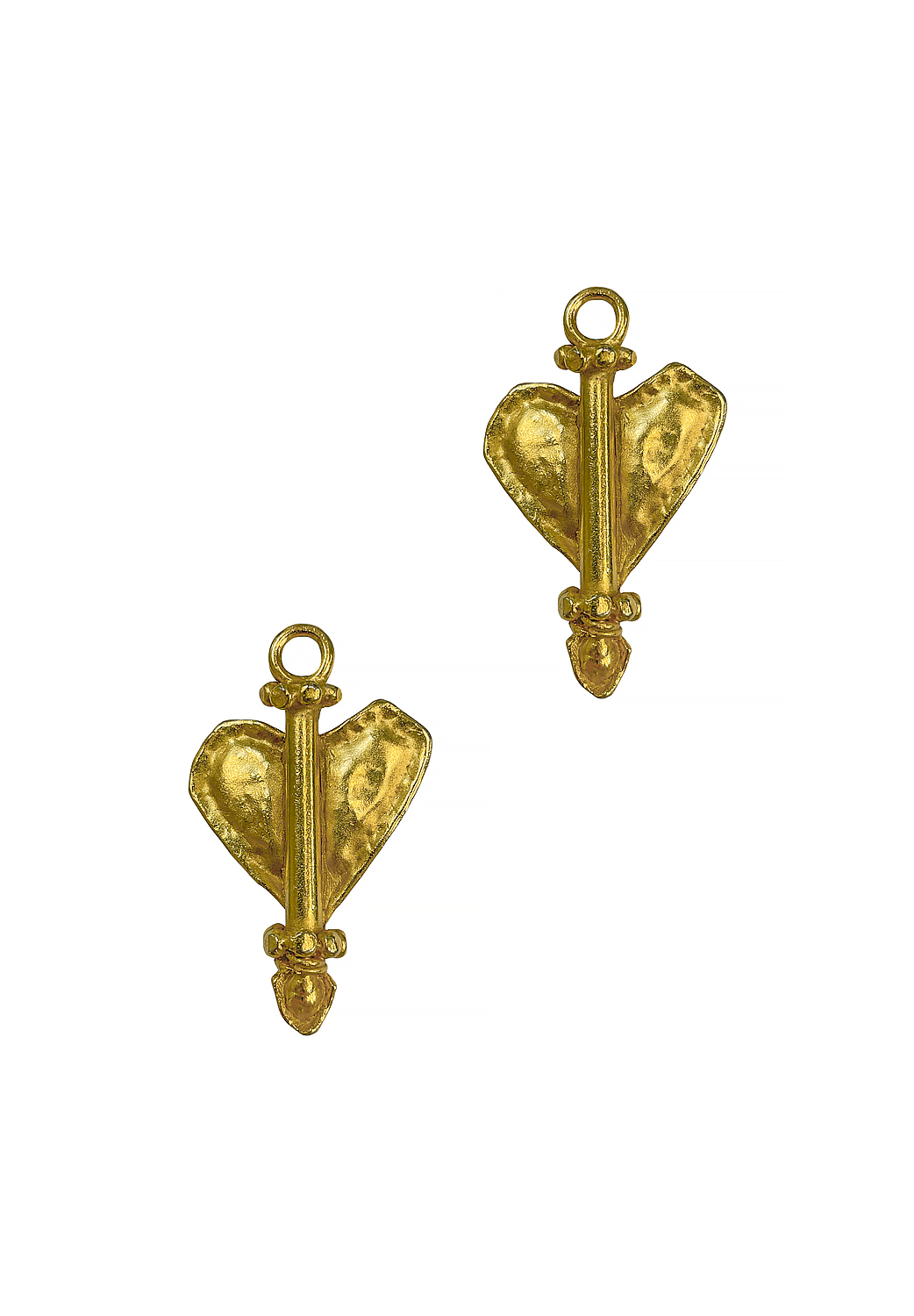 Christian Lacroix Heart Clip-On Earrings
