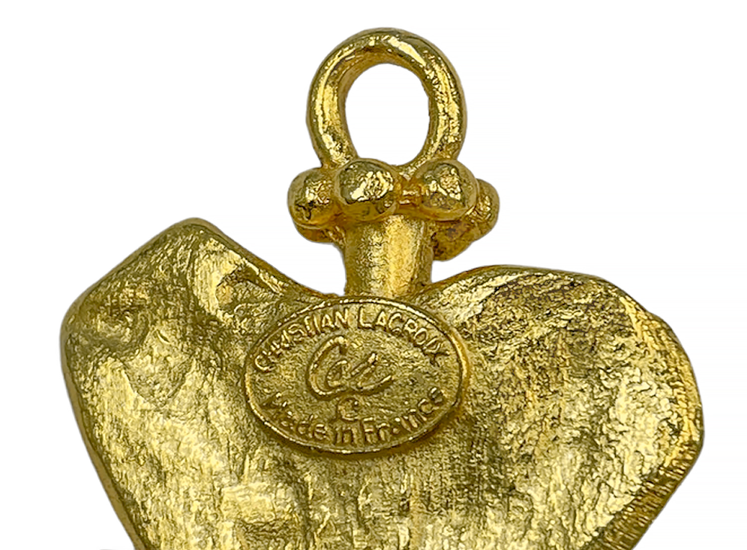 Christian Lacroix Heart Clip-On Earrings