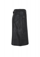 Christian Dior Black Leather Skirt