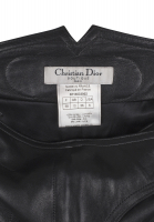 Christian Dior Black Leather Skirt