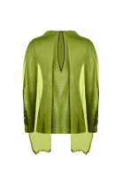 Green Draped Gucci Blouse