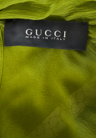 Green Draped Gucci Blouse