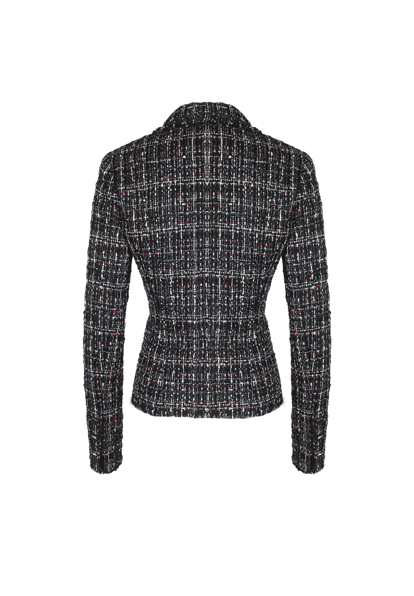 Chanel Raw-Edge Tweed Jacket