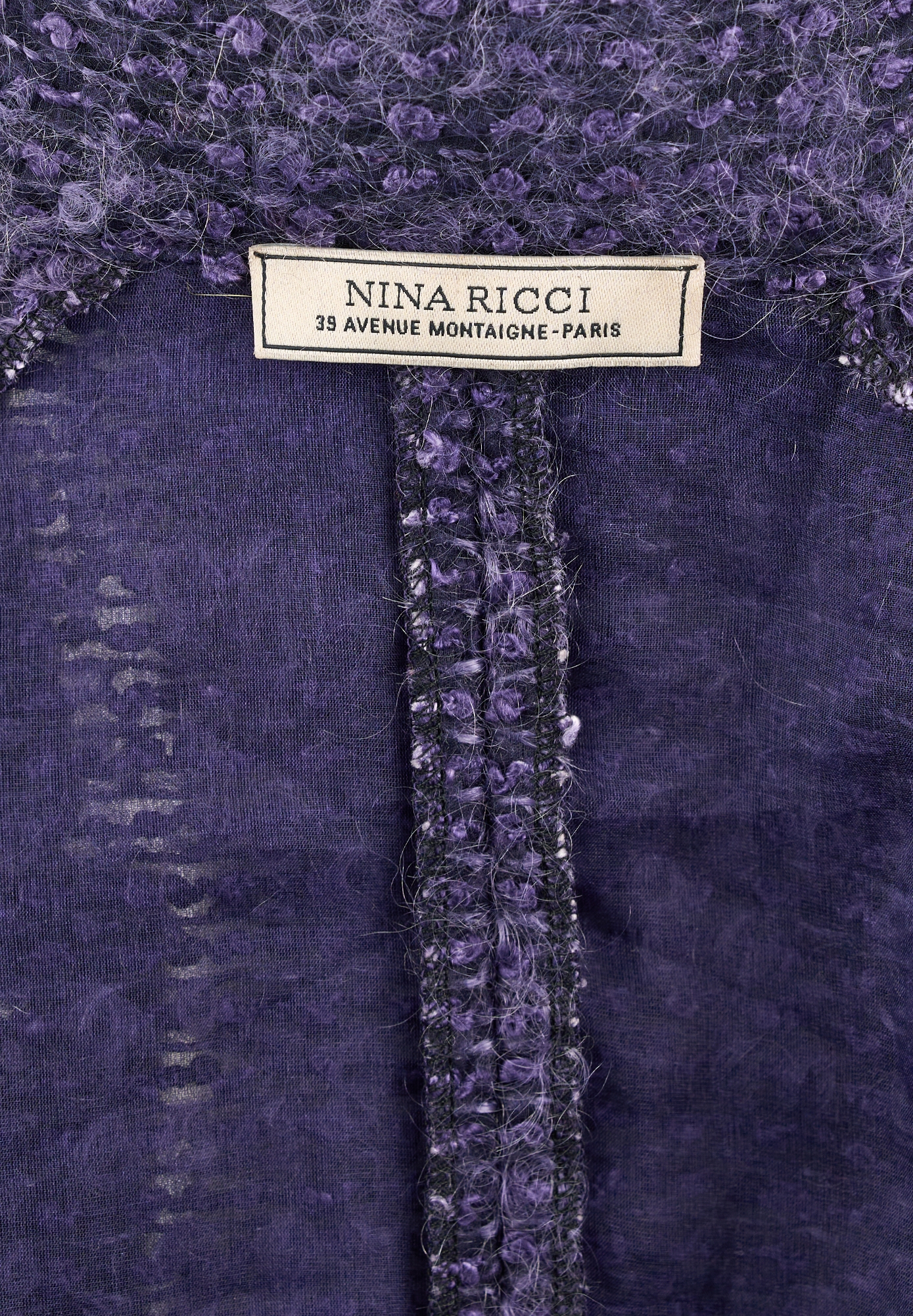 Nina Ricci Purple Suit