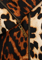 Christian Dior Leopard Jacket With Fur Trim