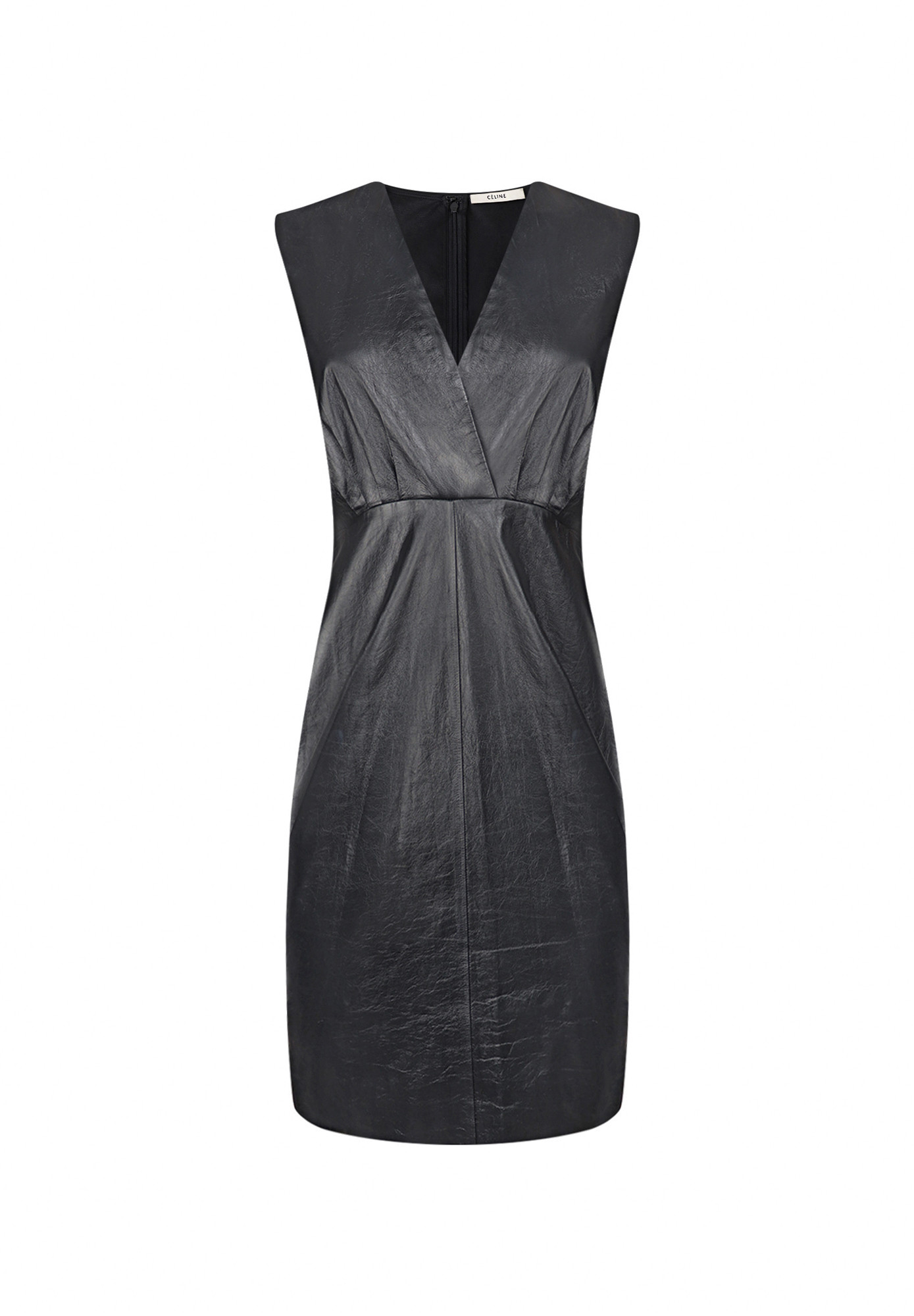 Céline Black Leather Dress