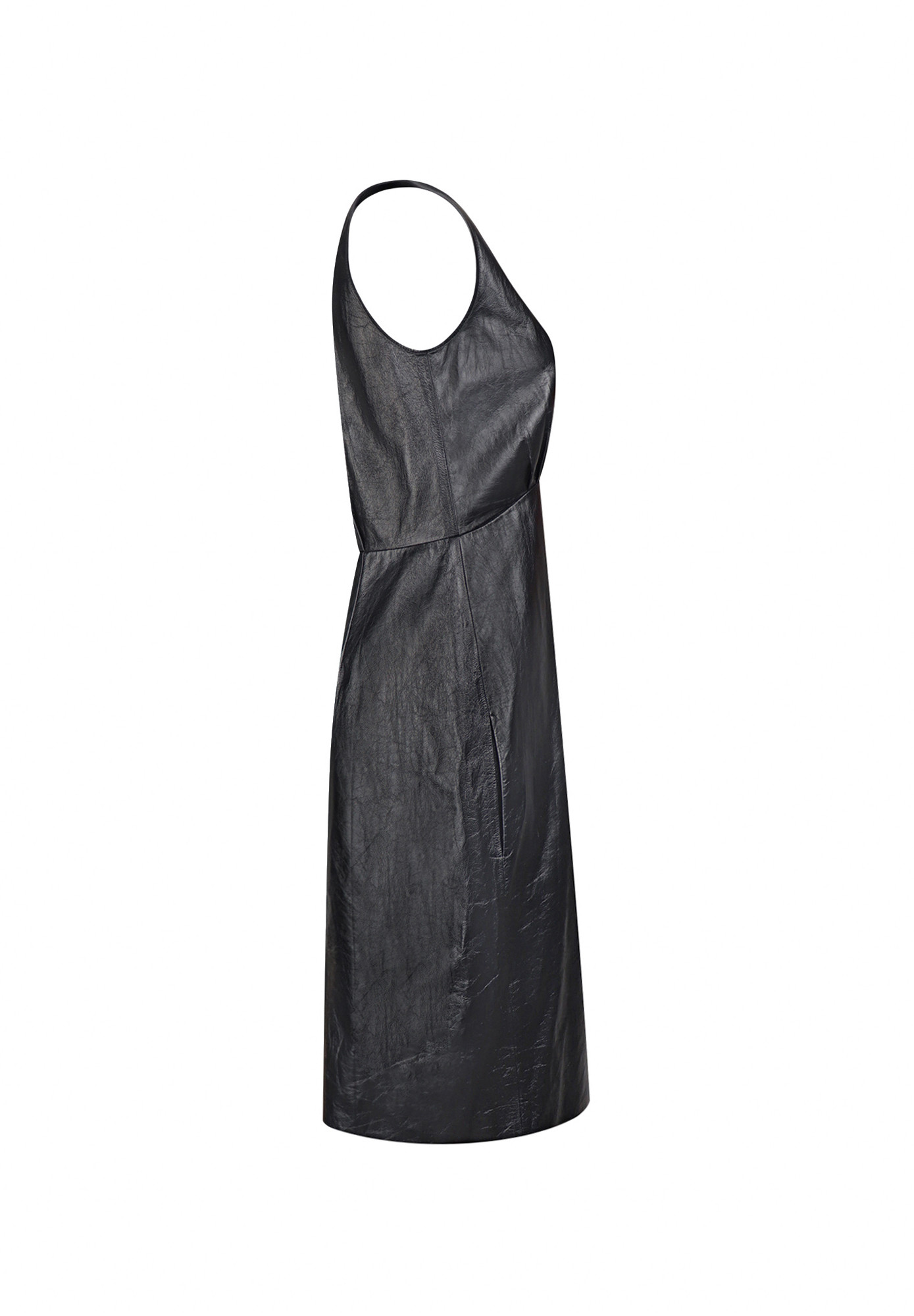 Céline Black Leather Dress