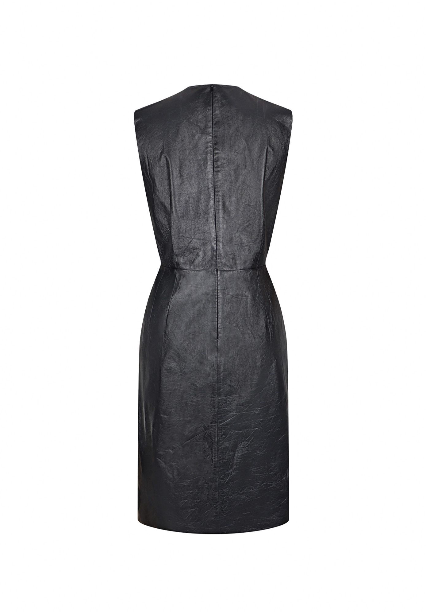 Céline Black Leather Dress