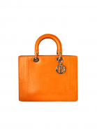 Lady Dior Orange Bag