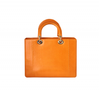 Lady Dior Orange Bag