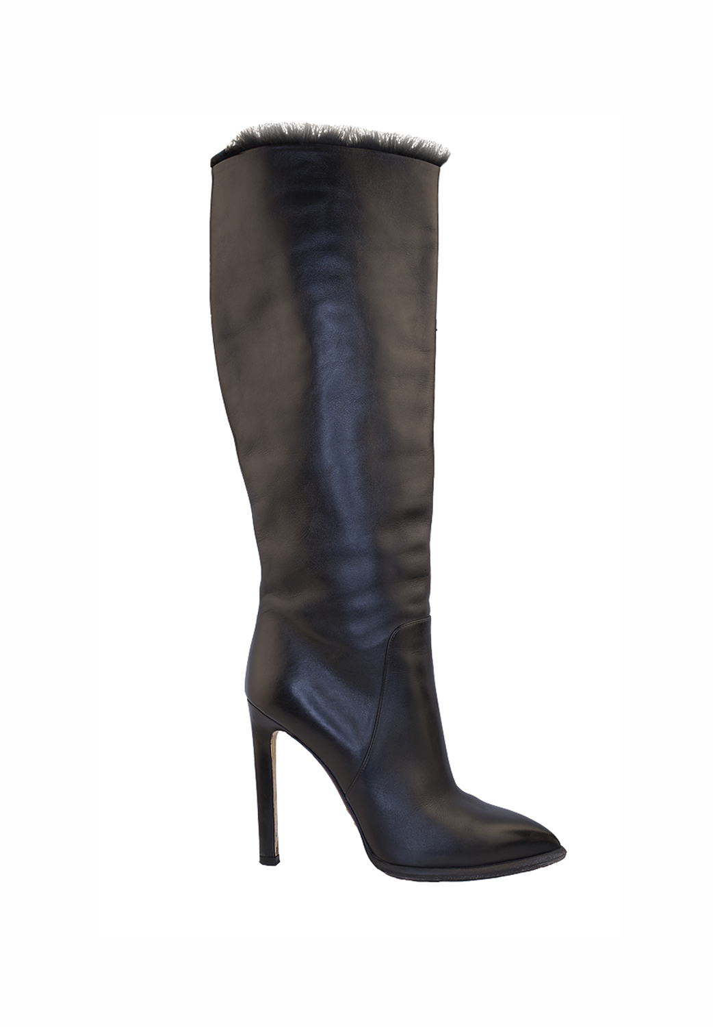 Louis Vuitton Black High-Heel Boots