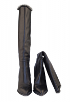 Louis Vuitton Black High-Heel Boots