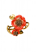 Oscar de la Renta Flower Golden Bracelet