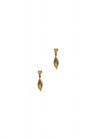 Trifari White Clip-On Earings