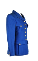 Blue Chanel jacket with patch pockets