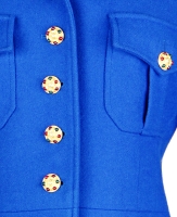 Blue Chanel jacket with patch pockets