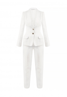 Christian Dior White Suit