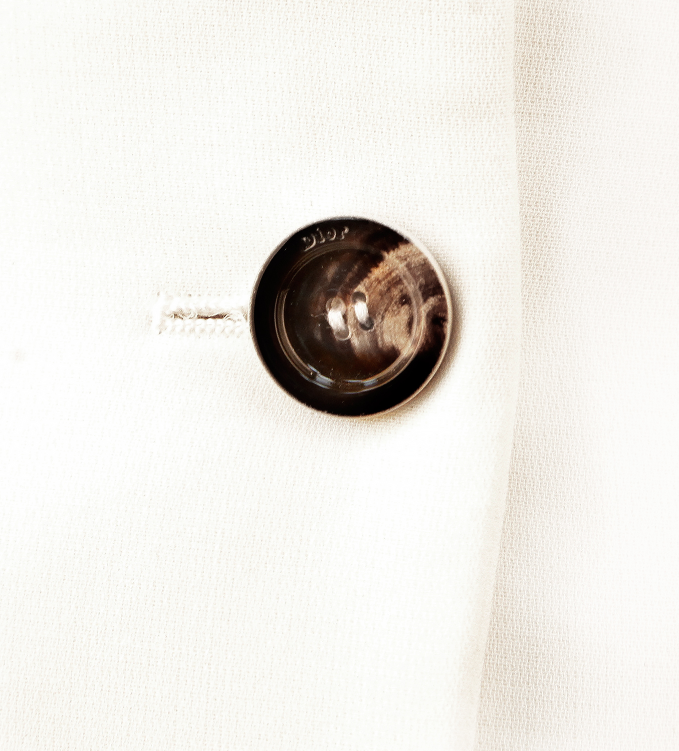Christian Dior White Suit