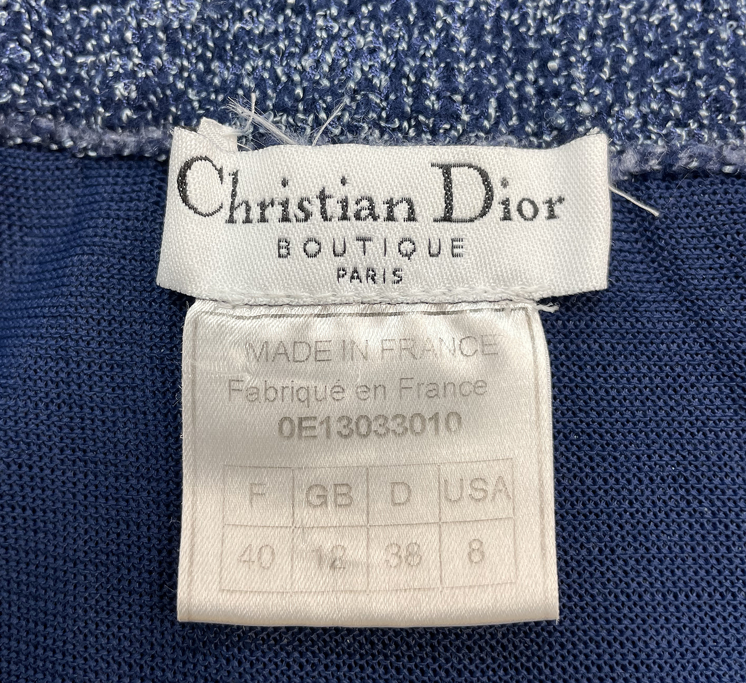 Christian Dior Knitted Skirt